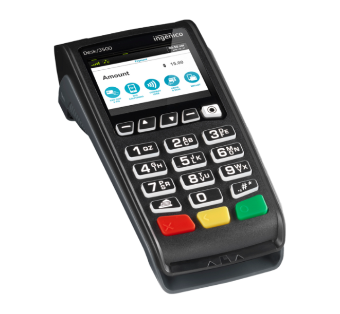 Ingenico Tetra Desk 3500 WiFi Terminal with Pin Pad (POS Placement )