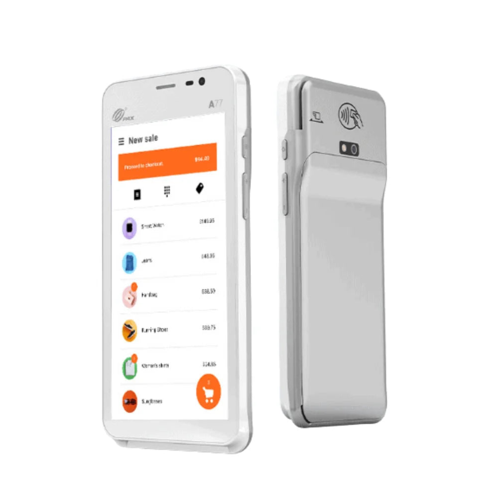 PAX A77 Wireless Mobile Smart POS Terminal - Payanywhere Smart Terminal Mini (POS Placement)