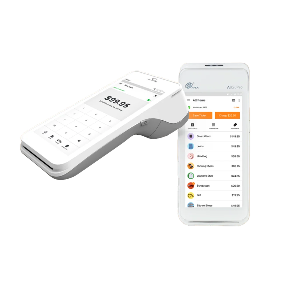 PAX A920 Pro Wireless Mobile Smart POS Terminal - Payanywhere Smart Terminal (POS Placement)
